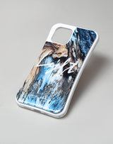 LÝFT iPhone Case Script Logo - Blue Wood "予約商品"