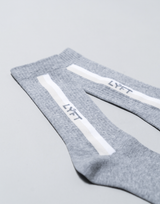 Bi-Color Side Line Socks - Grey