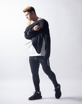 LÝFT 2way Stretch Pullover - Black