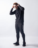 LÝFT 2way Stretch Pullover - Black