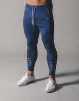 Piping 2Way Stretch Pants - Navy