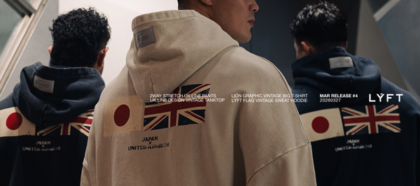 LYFT × COR Limited Flag コラボ限定 フーディー LÝFT × COR MEMORIAL CAMPAIGN DETAILS