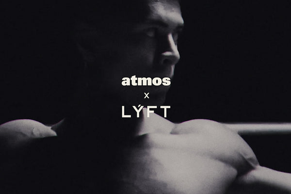 "atmos x LYFT" BLACK x BLACK