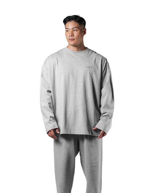 LÝFT Extra Big Long T-Shirt - Grey