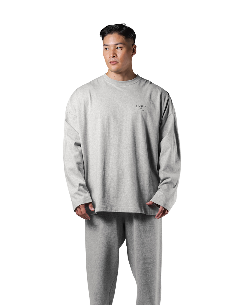 LÝFT Extra Big Long T-Shirt - Grey