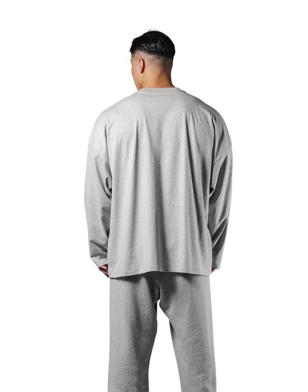 LÝFT Extra Big Long T-Shirt - Grey