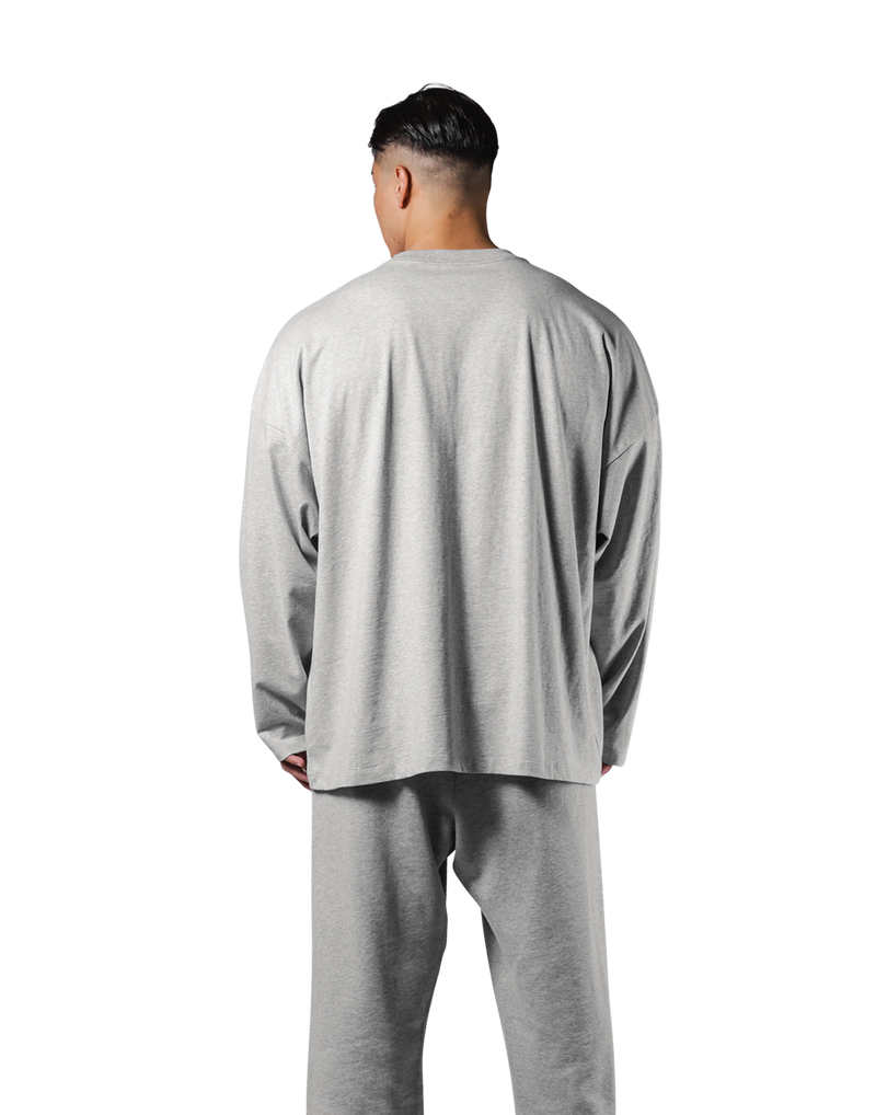 LÝFT Extra Big Long T-Shirt - Grey