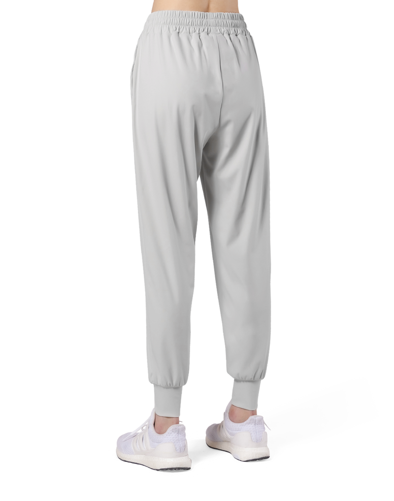 Stretch Pleats Jersey Pants 2 - Grey