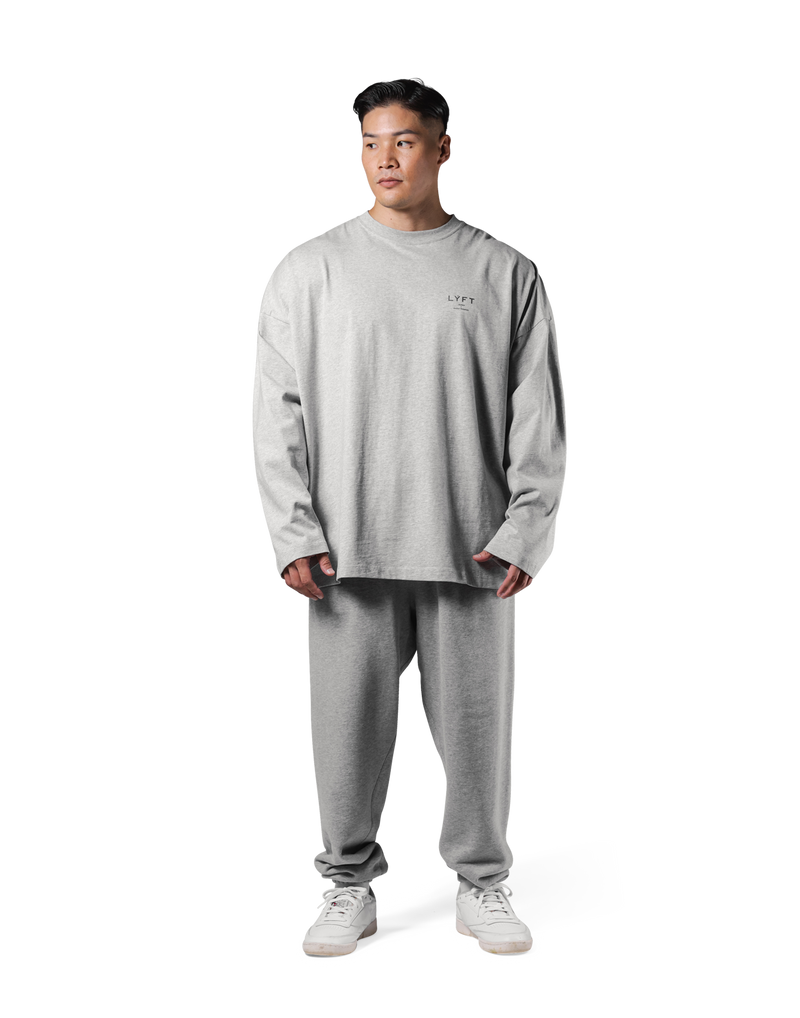 LÝFT Extra Big Long T-Shirt - Grey