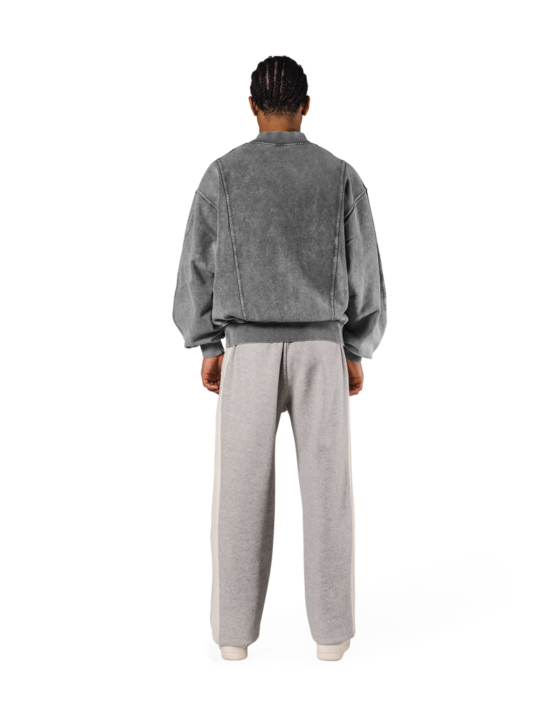 Vintage Sweat Bomber Jacket - Grey – LÝFT Vintage Sweat Bomber Jacket - Grey – LÝFT