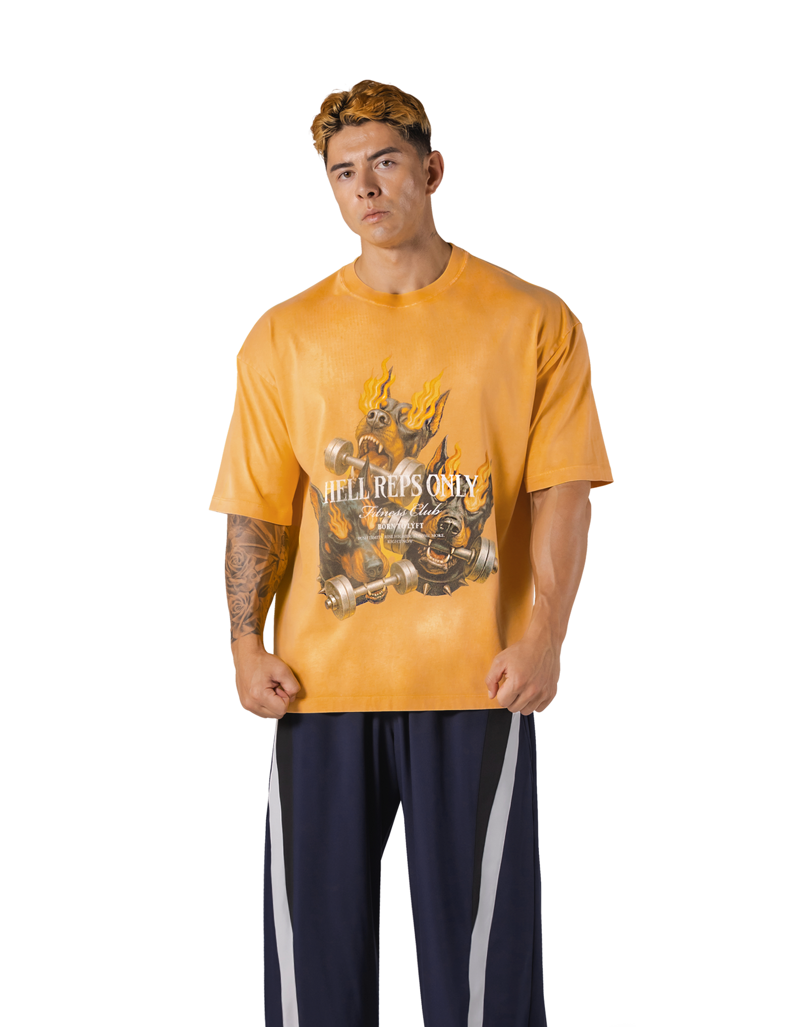 k*u様 LYFT JOKER VINTAGE BIG T-SHIRT Sサイズ Triple Dog Graphic Vintage Big T-Shirt - Yellow – LÝFT