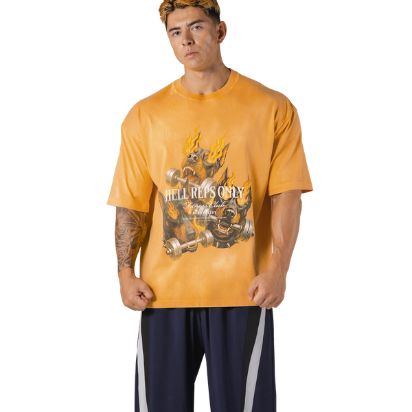 Triple Dog Graphic Vintage Big T-Shirt - Yellow – LÝFT