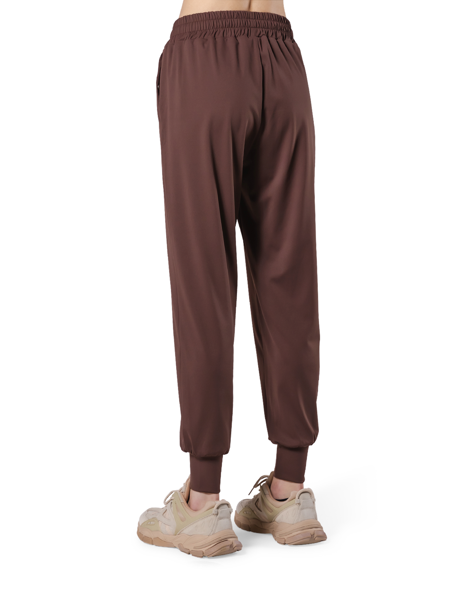 Stretch Pleats Jersey Pants 2 - Brown – LÝFT