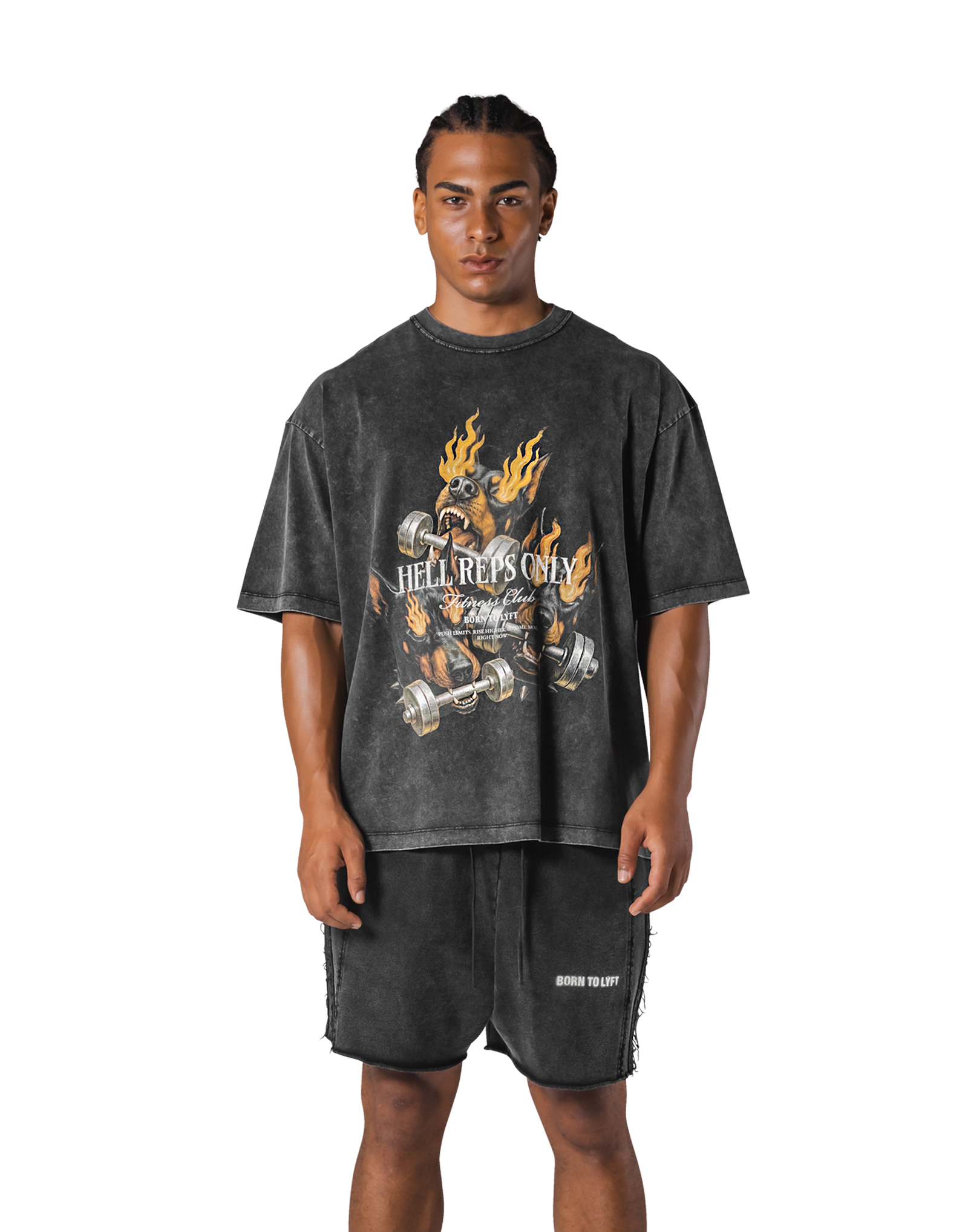 Triple Dog Graphic Vintage Big T-Shirt - Black – LÝFT Triple Dog Graphic Vintage Big T-Shirt - Black – LÝFT