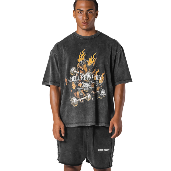 ウォーキング・ランニングウェア TRIPLE DOG GRAPHIC VINTAGE BIG T-SHIRT Triple Dog Graphic Vintage Big T-Shirt - Black – LÝFT
