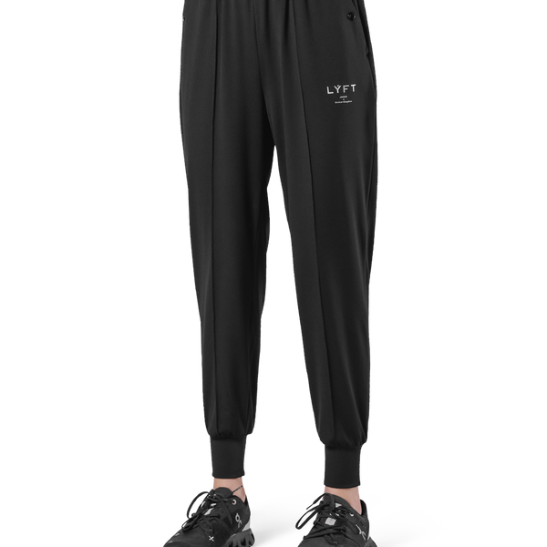 Stretch Pleats Jersey Pants 2 - Black – LÝFT Stretch Pleats Jersey Pants 2 - Black – LÝFT