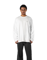 LÝFT Extra Big Long T-Shirt - White