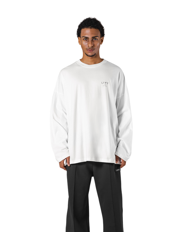 LÝFT Extra Big Long T-Shirt - White