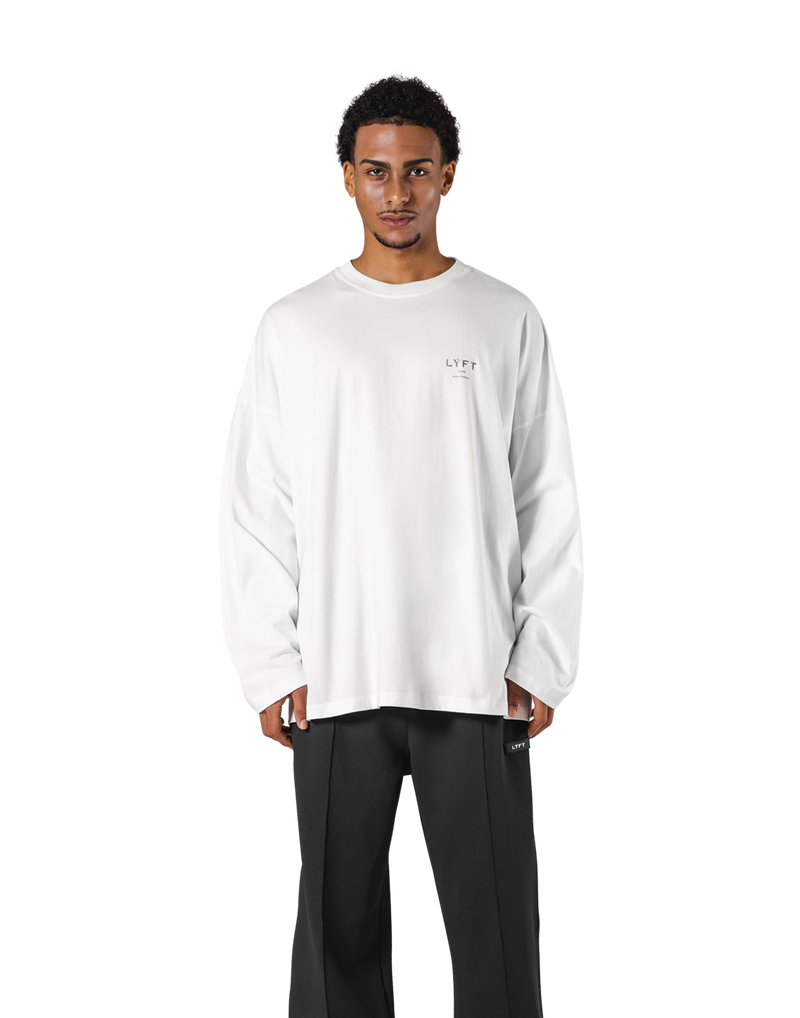 LÝFT Extra Big Long T-Shirt - White