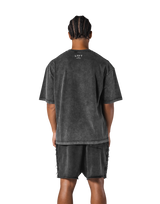 Triple Dog Graphic Vintage Big T-Shirt - Black