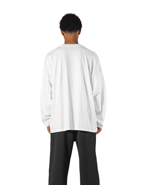 LÝFT Extra Big Long T-Shirt - White