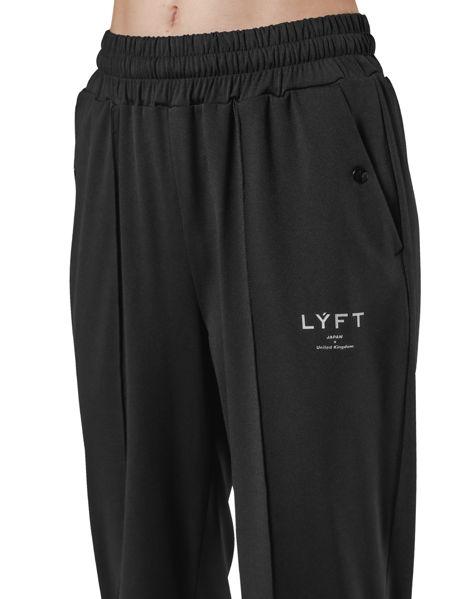 Stretch Pleats Jersey Pants 2 - Black – LÝFT Stretch Pleats Jersey Pants 2 - Black – LÝFT