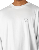 LÝFT Extra Big Long T-Shirt - White