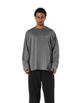 LÝFT Extra Big Long T-Shirt - D.Grey