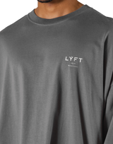 LÝFT Extra Big Long T-Shirt - D.Grey