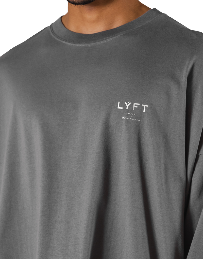 LÝFT Extra Big Long T-Shirt - D.Grey