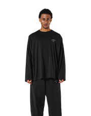 LÝFT Extra Big Long T-Shirt - Black