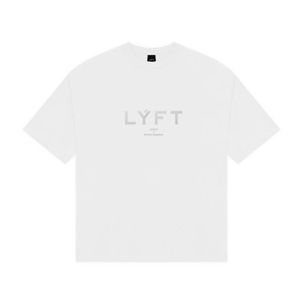 LÝFT Logo Big T-Shirt V.2 - White LÝFT Logo Big T-Shirt V.2 - White