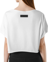 Loose Fit Stretch T-Shirt - White