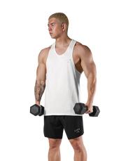 One Point Logo Training Tanktop - White