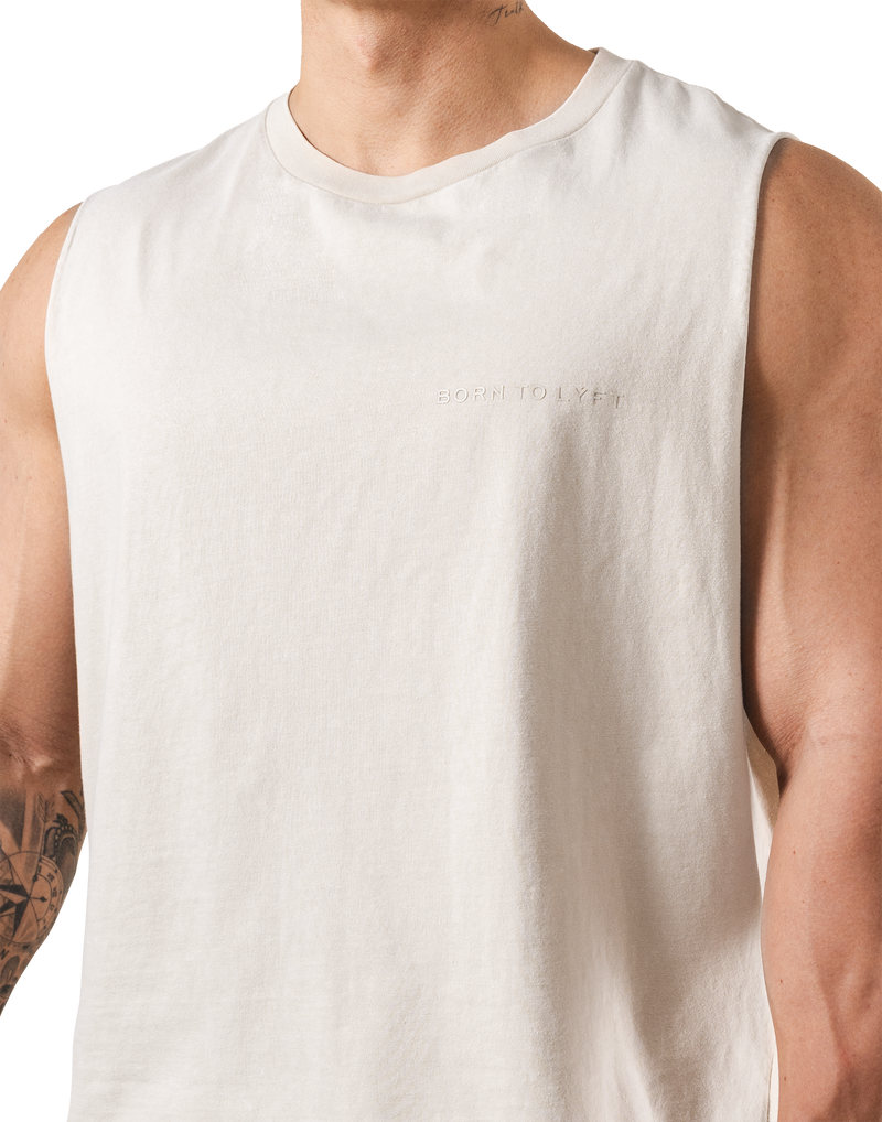 One Point BTL Vintage Tanktop - Ivory