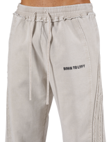 Vintage Sweat Wide Line Pants - Ivory