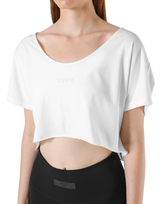 Loose Fit Stretch T-Shirt - White