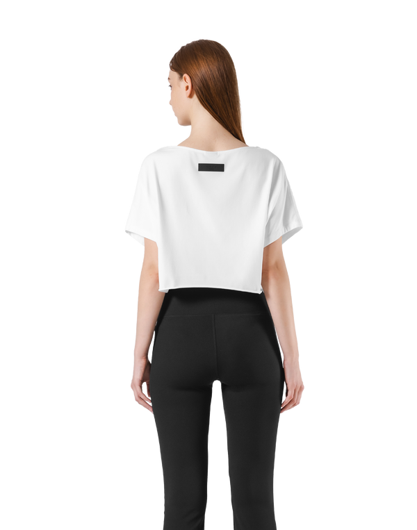 Loose Fit Stretch T-Shirt - White