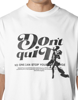 "Do it" Graphic Big T-Shirt  - White