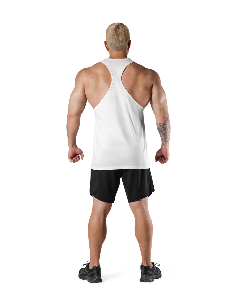 One Point Logo Training Tanktop - White