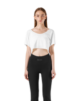 Loose Fit Stretch T-Shirt - White