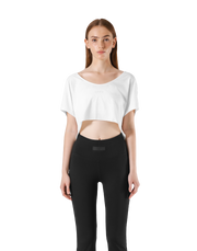 Loose Fit Stretch T-Shirt - White