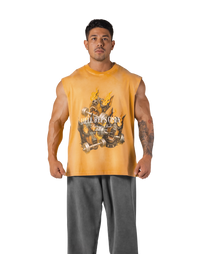 Triple Dog Graphic Vintage Tanktop - Yellow – LÝFT