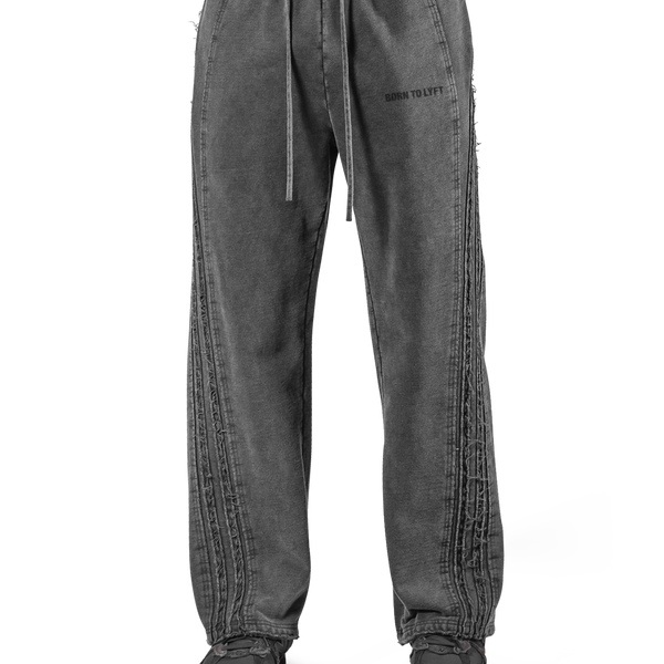 Vintage Sweat Wide Line Pants - D.Grey – LÝFT Vintage Sweat Wide Line Pants - D.Grey – LÝFT