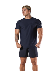 Stretch Nylon Standard T-Shirt - Navy