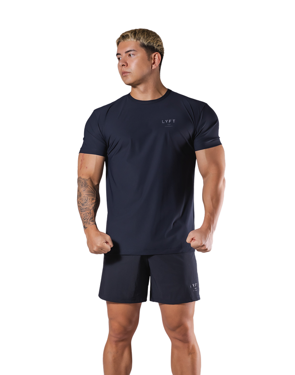 Stretch Nylon Standard T-Shirt - Navy