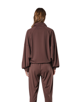 Stretch Wide Track Jacket 2 - Brown