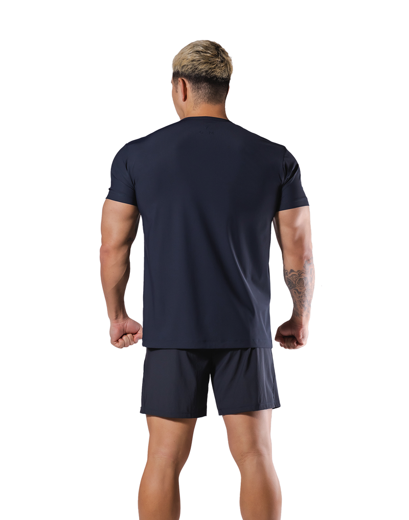 Stretch Nylon Standard T-Shirt - Navy