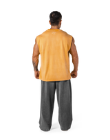 Triple Dog Graphic Vintage Tanktop - Yellow