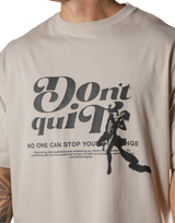 "Do it" Graphic Big T-Shirt  - Ivory